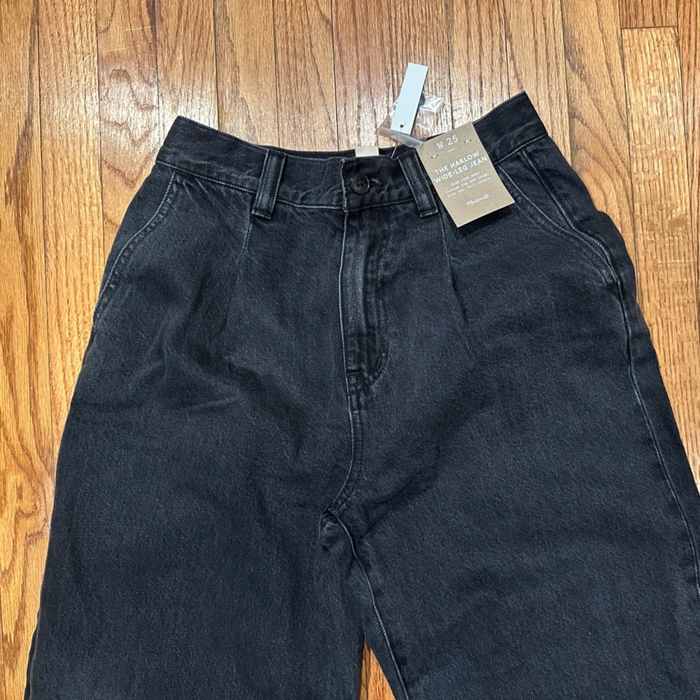 Madewell Women's Charcoal Denim Pants size 25 - Picture 5 of 6